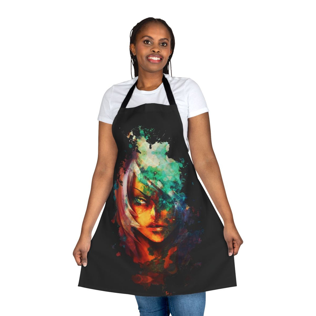 Jasper Corruption Apron featuring a corrupted gem design inspired by the Steven Universe TV series