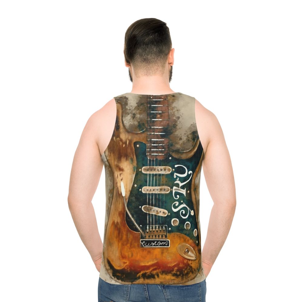 Stevie Ray Vaughan electric guitar unisex tank top