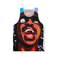 Stevie Wonder inspired pop art unisex tank top