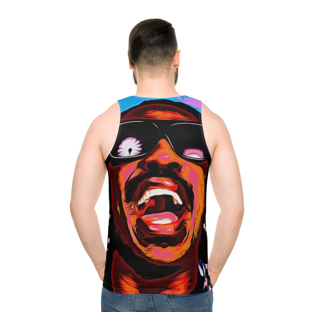 Stevie Wonder inspired pop art unisex tank top