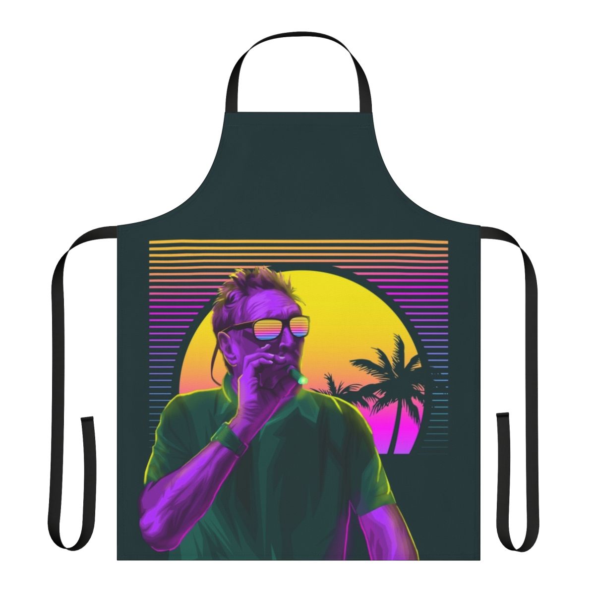 Stogie Inspired Apron Featuring John McAfee's Iconic Persona