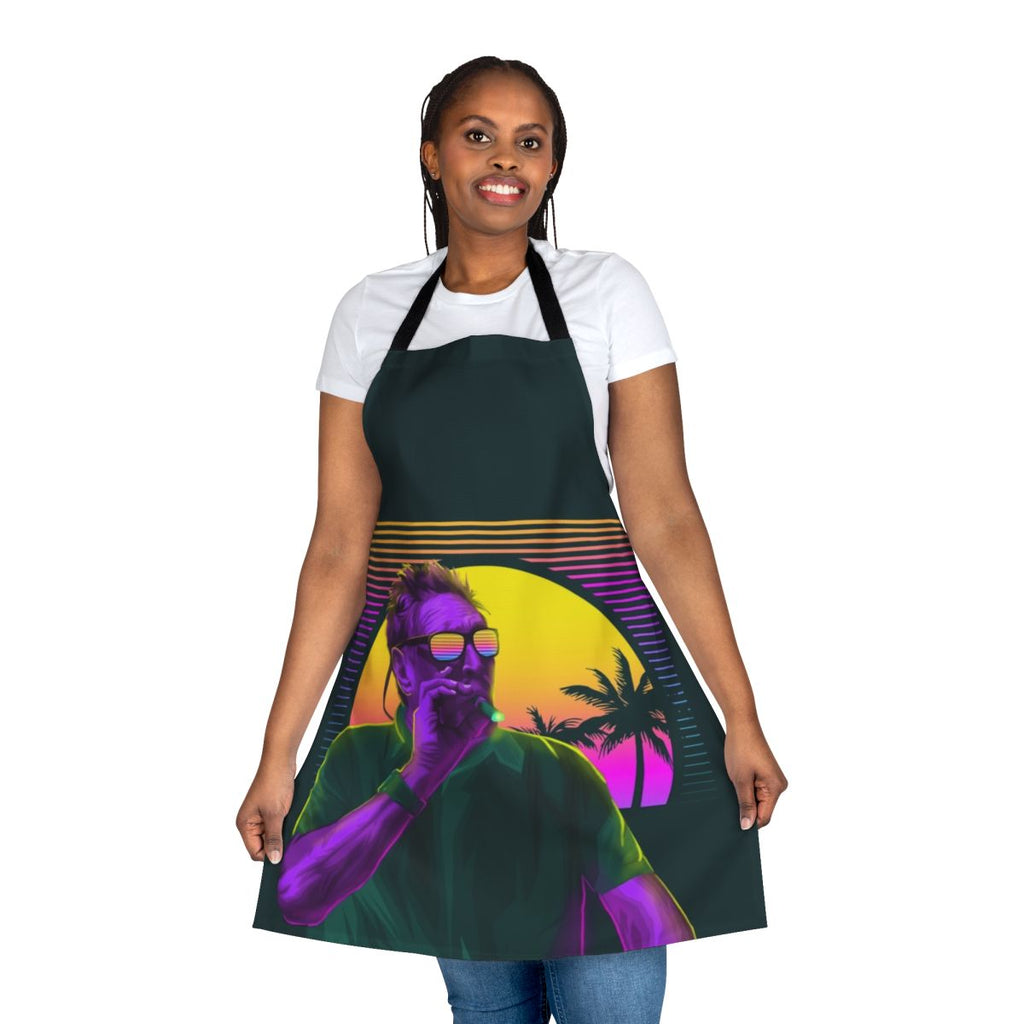 Stogie Inspired Apron Featuring John McAfee's Iconic Persona
