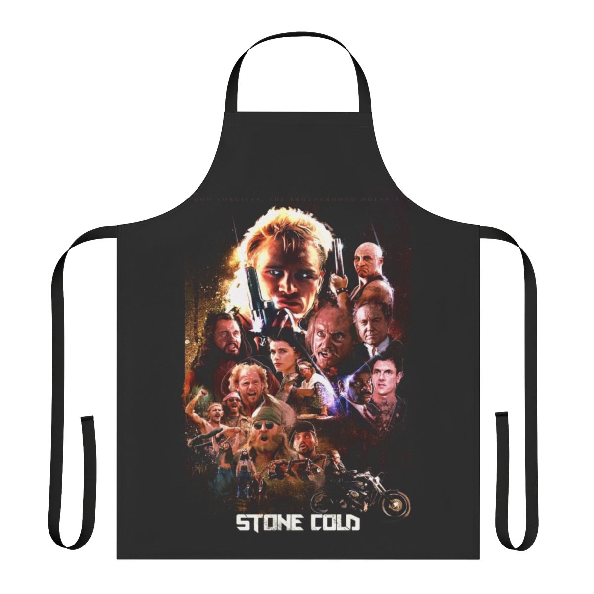 Stone Cold-Inspired Movie Apron with Brian Bosworth and Lance Henrikson