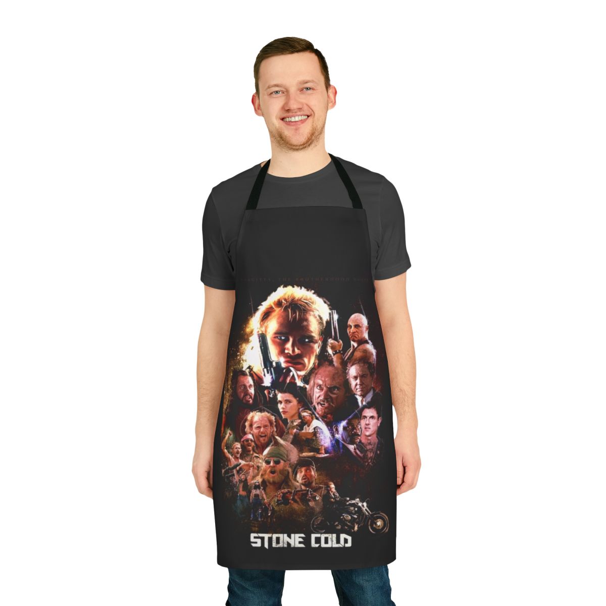 Stone Cold-Inspired Movie Apron with Brian Bosworth and Lance Henrikson