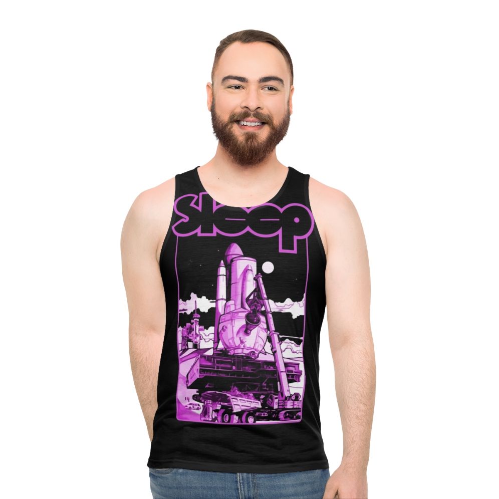 Stoner metal sleep band unisex tank top