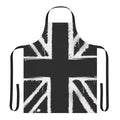 Stormzy-inspired apron with halftone, graffiti-style graphics and dripping paint effect