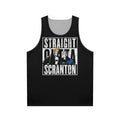 Straight Outta Scranton Lazy Scranton Unisex Tank Top featuring The Office characters