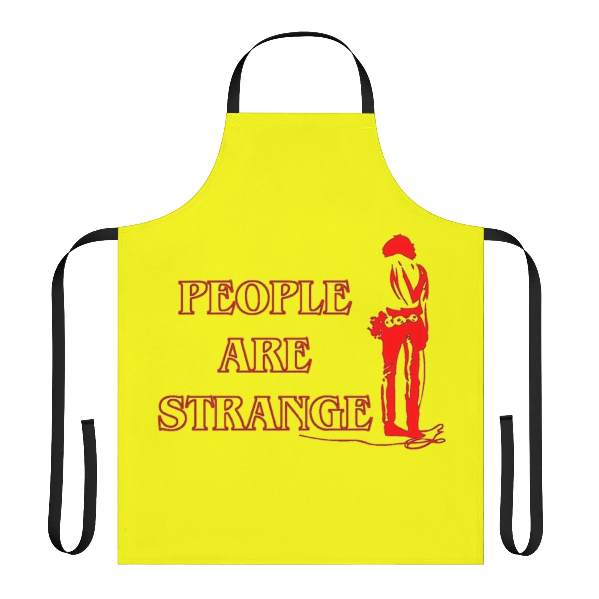 Spooky and unique apron inspired by The Doors and Stranger Things