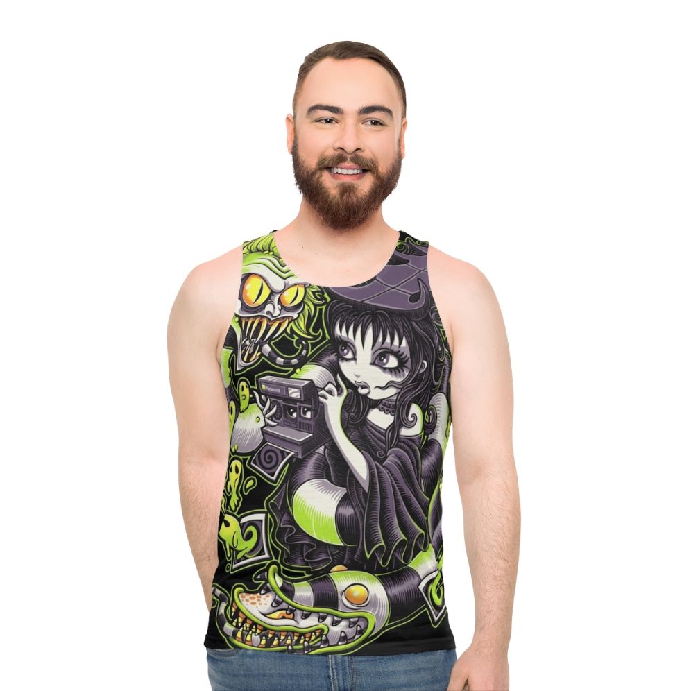 Strange and Unusual Gothic Horror Unisex Tank Top