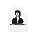 Strange Unisex Tank Top with Portrait of Singer-Songwriter Laura Pergolizzi