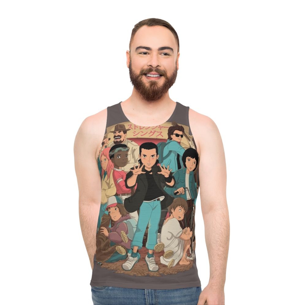 Stranger Things 2 Anime Unisex Tank Top