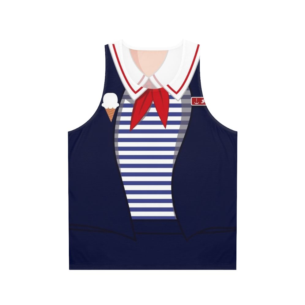 Stranger Things 3 Robin Ahoy Uniform Unisex Tank Top