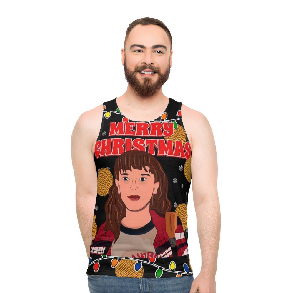 Stranger Things 4 Christmas Unisex Tank Top