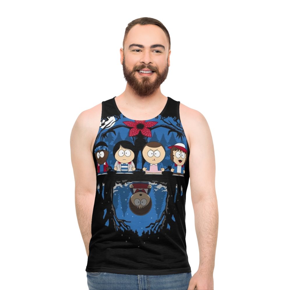 Stranger Things-inspired unisex tank top with retro 80s style