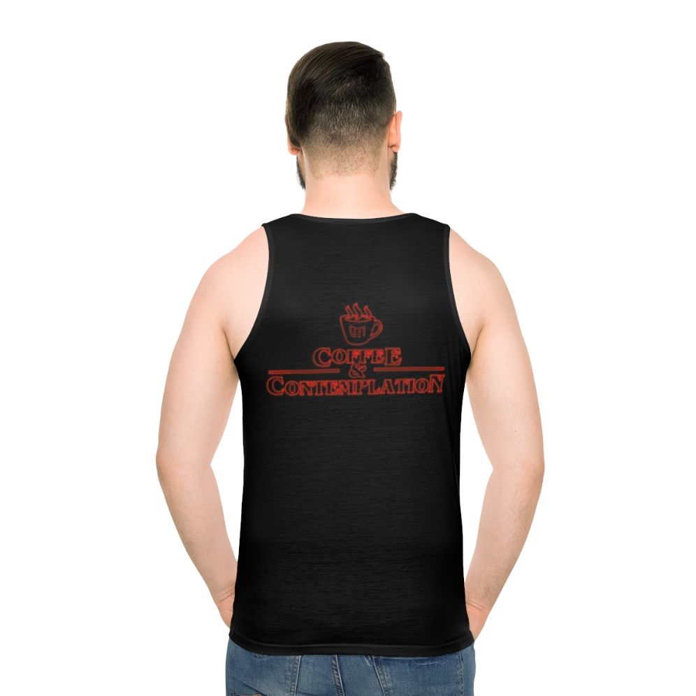 Stranger Things Coffee and Contemplation Unisex Tank Top