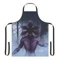 Apron featuring a demogorgon character from the popular Netflix series Stranger Things.