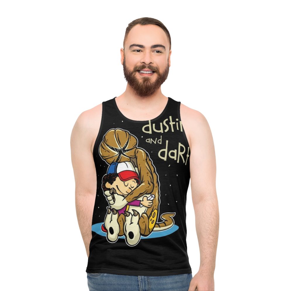 Stranger Things Dustin and Dart Unisex Tank Top