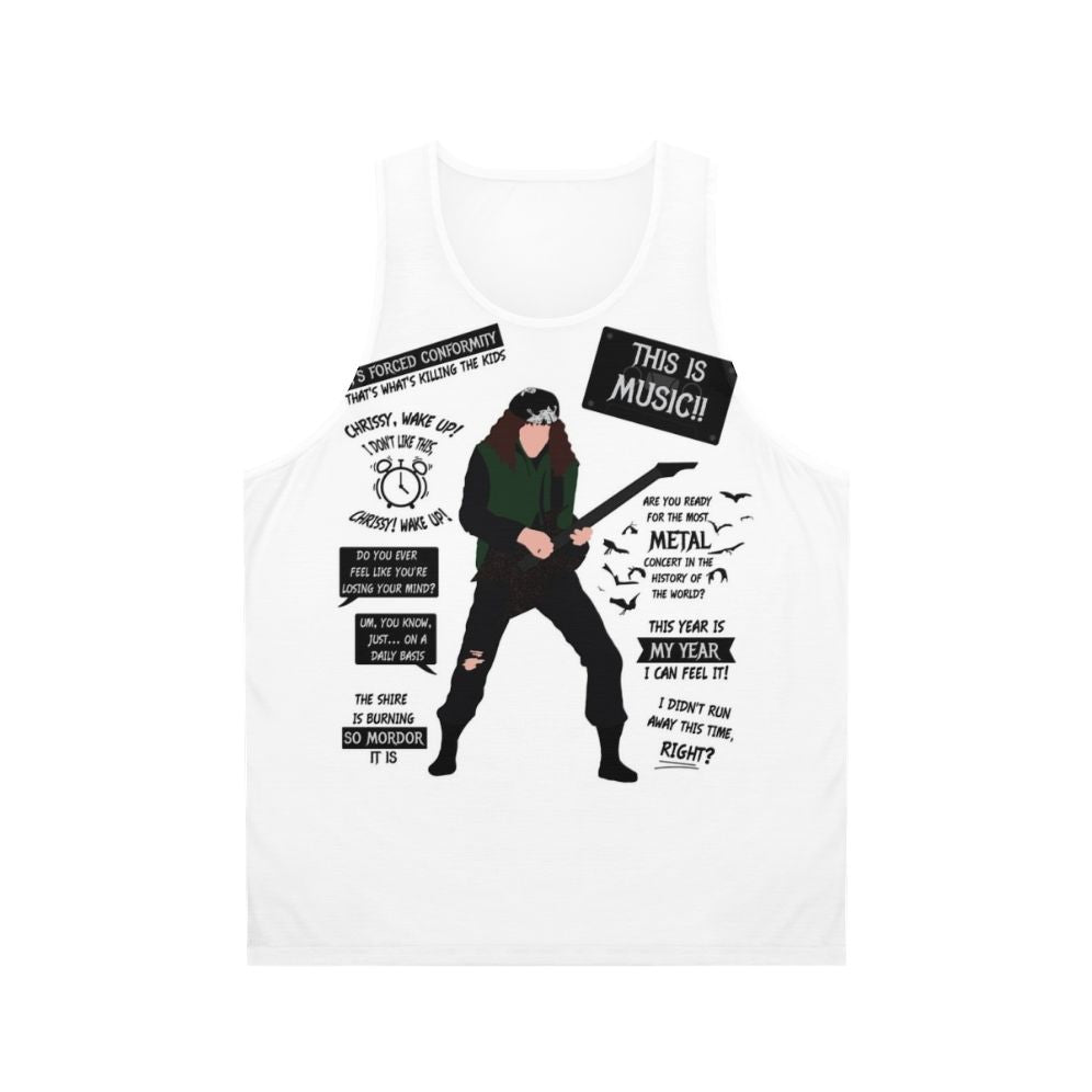 Minimalist Stranger Things Eddie Munson Quotes Unisex Tank Top