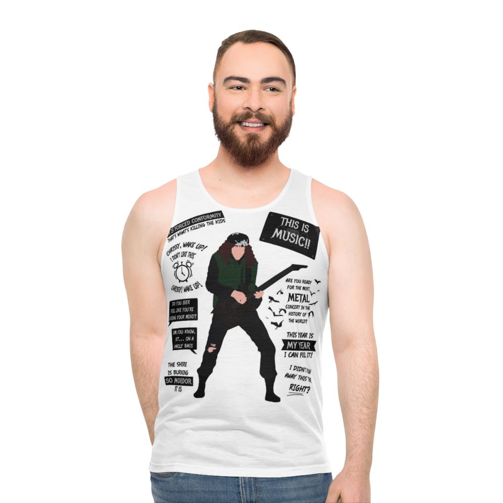 Minimalist Stranger Things Eddie Munson Quotes Unisex Tank Top