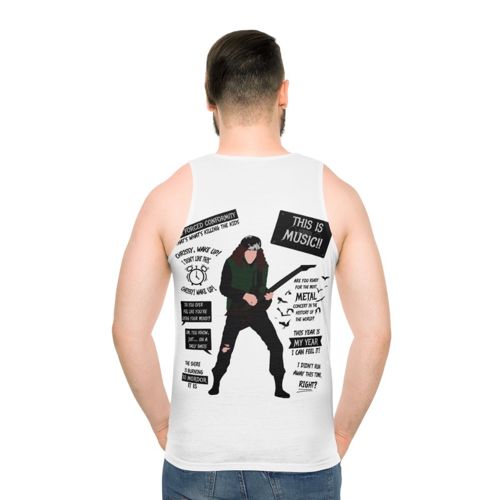 Minimalist Stranger Things Eddie Munson Quotes Unisex Tank Top