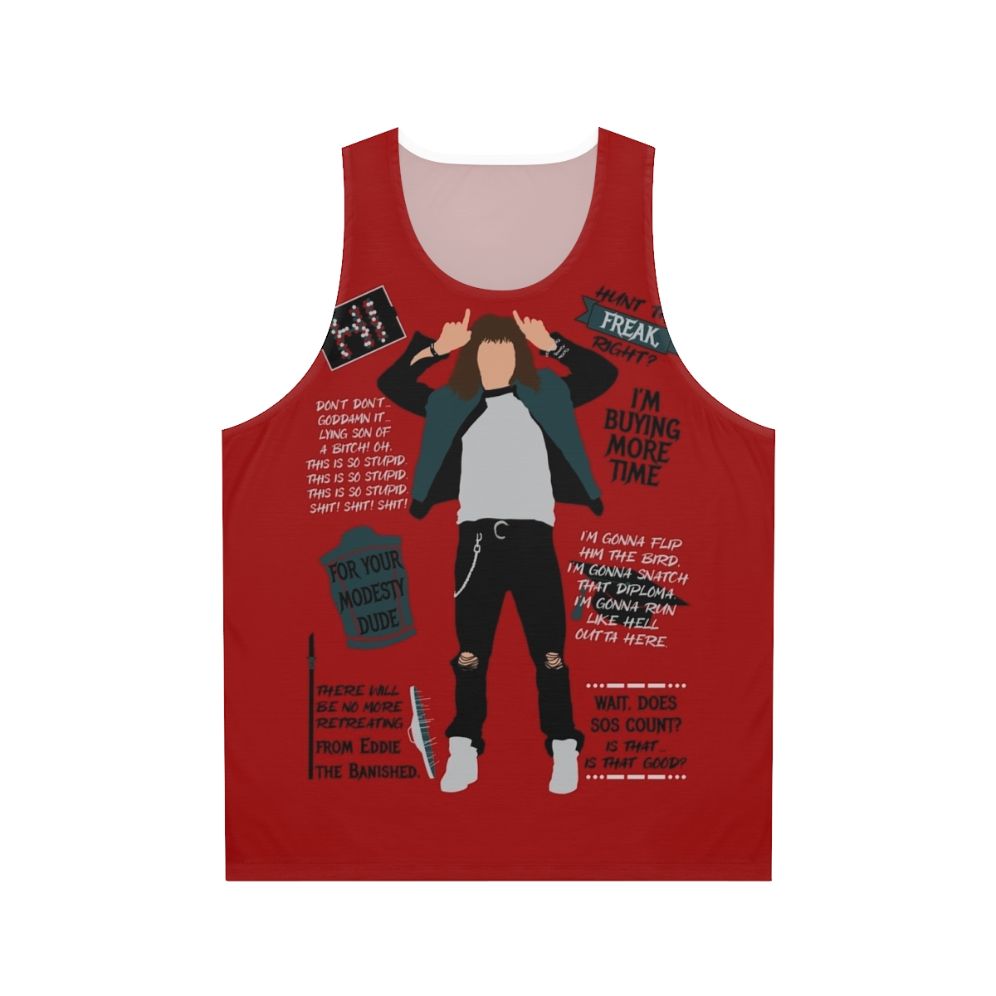 Stranger Things Eddie Munson Quotes Unisex Tank Top