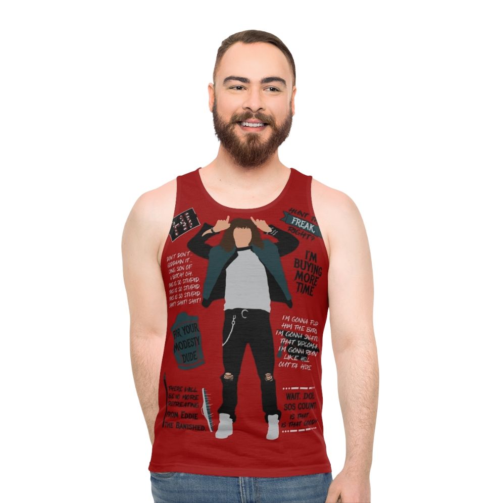 Stranger Things Eddie Munson Quotes Unisex Tank Top