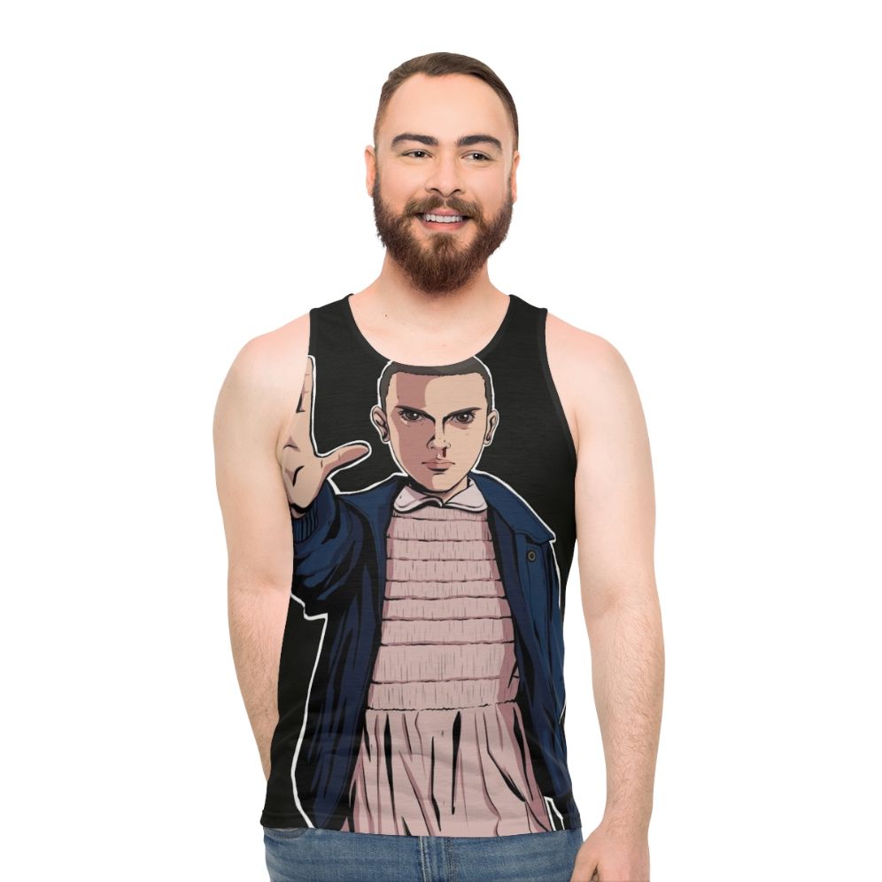 Stranger Things Eleven Fan Art Unisex Tank Top