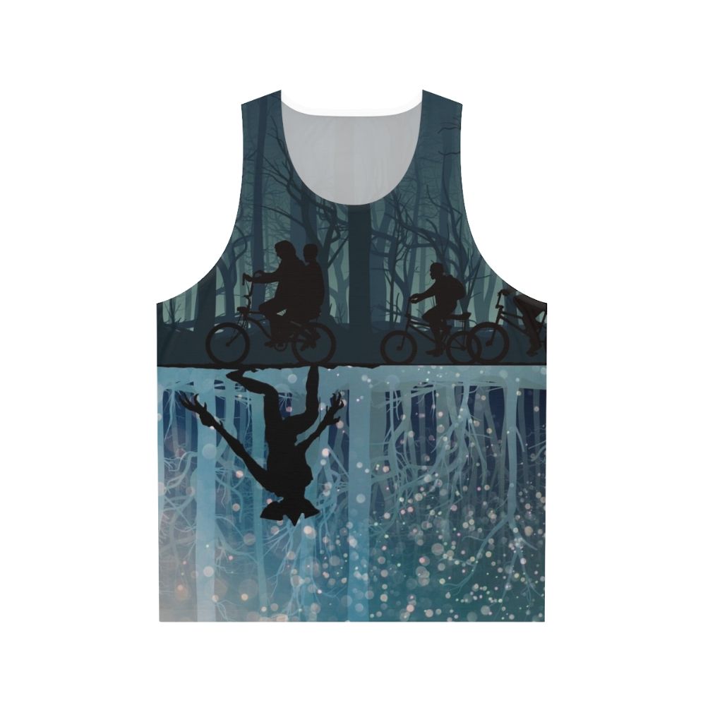 Stranger Things inspired unisex tank top with Eleven graphic design