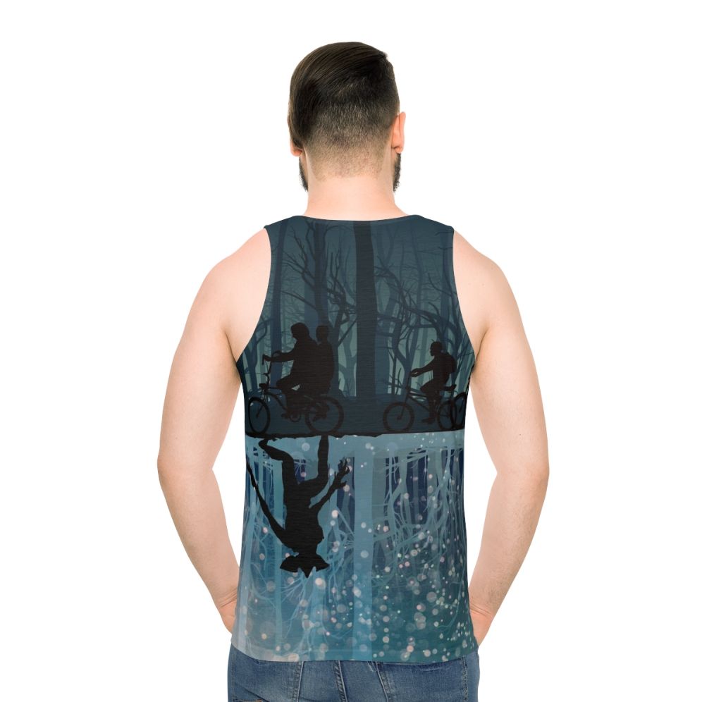 Stranger Things inspired unisex tank top with Eleven graphic design