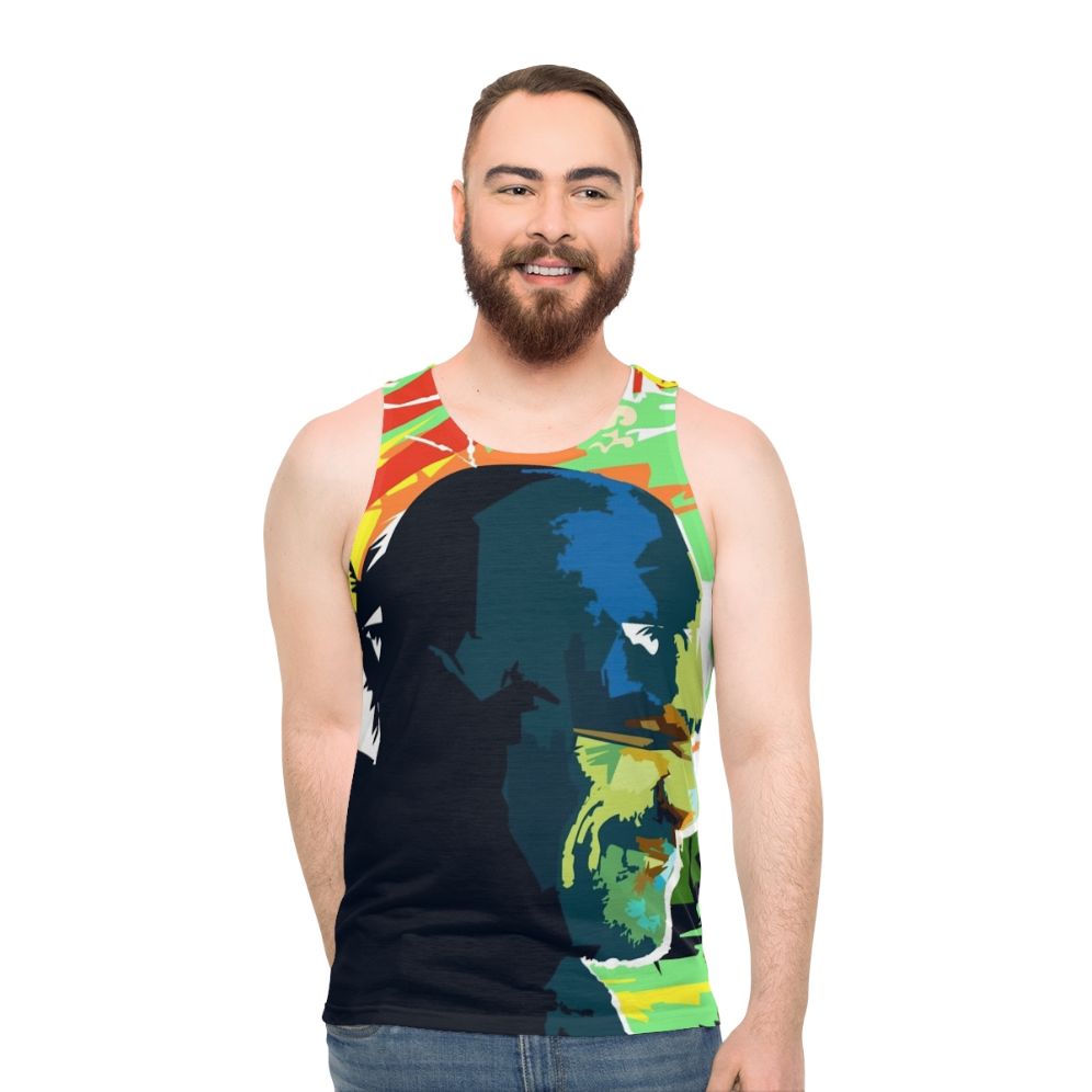 Stranger Things Eleven and Hopper Unisex Summer Tank Top