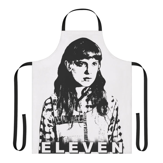 Apron featuring the character Eleven from the Netflix series Stranger Things
