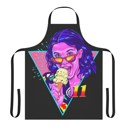 Stranger Things Eleven Inspired Apron with Eleven's Iconic Pattern