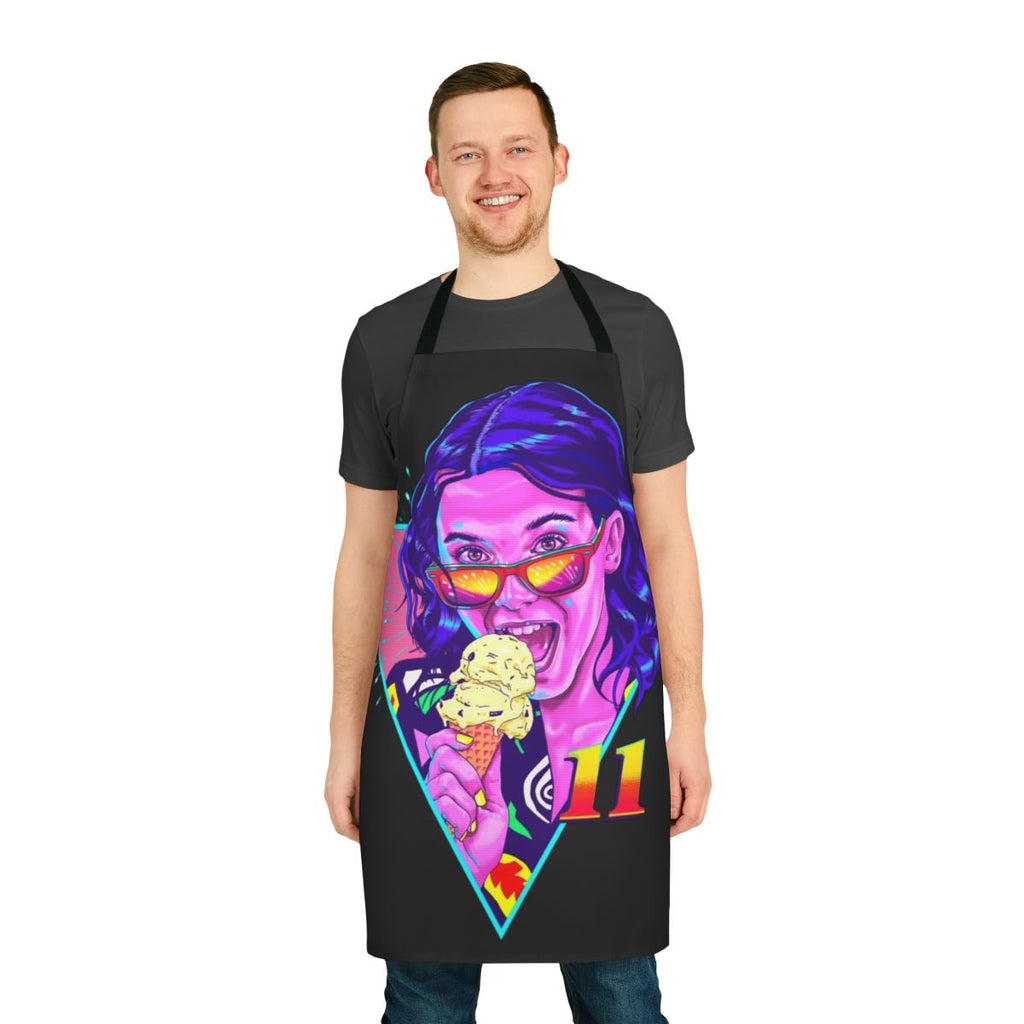 Stranger Things Eleven Inspired Apron with Eleven's Iconic Pattern