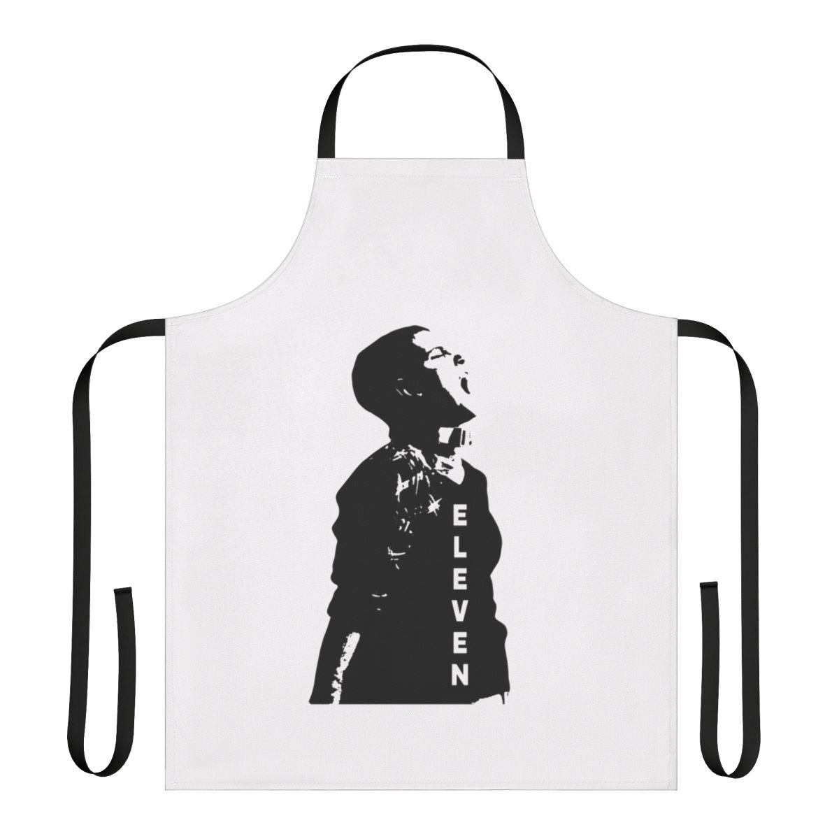 Apron featuring the character Eleven from the Netflix series Stranger Things