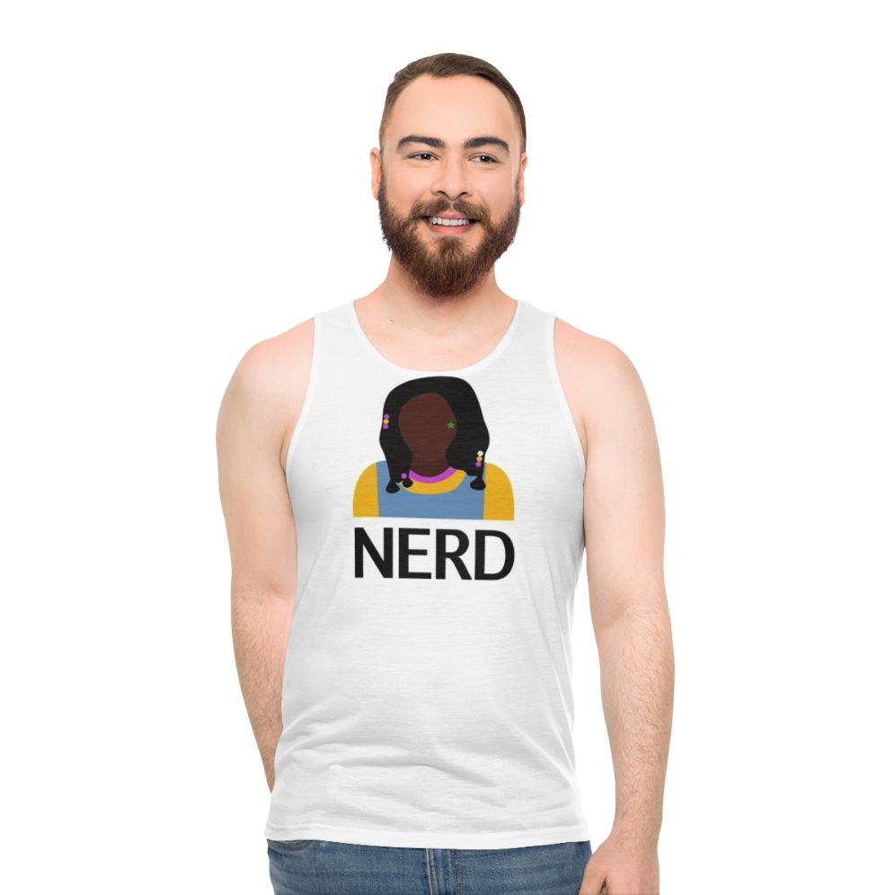 Stranger Things Erica Nerd Unisex Tank Top