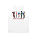 Stranger Things inspired "Friends Don't Lie" unisex tank top