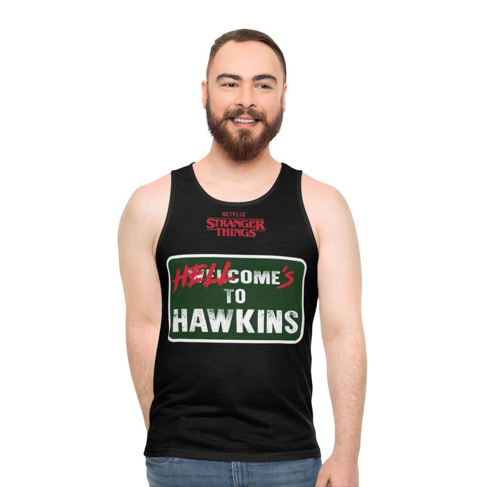 Stranger Things Hawkins High School Unisex Tank Top
