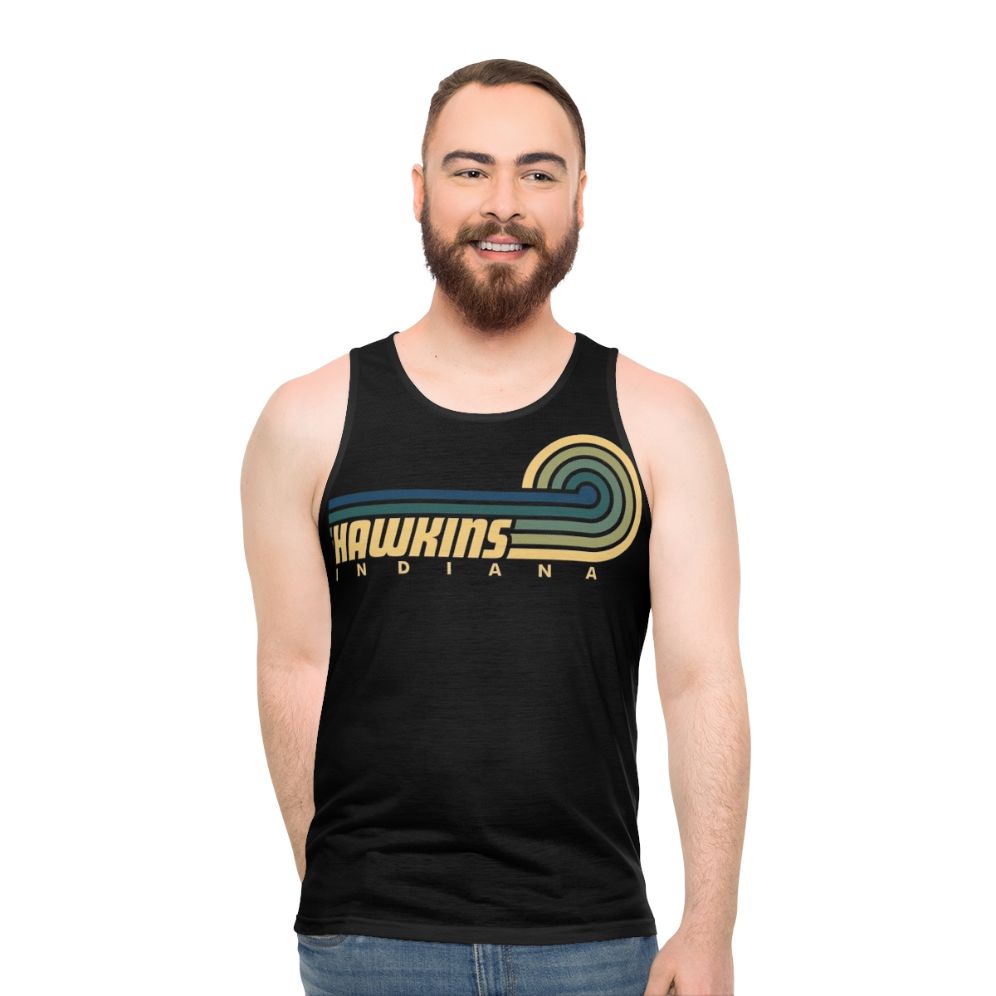 Stranger Things Hawkins Indiana Unisex Tank Top