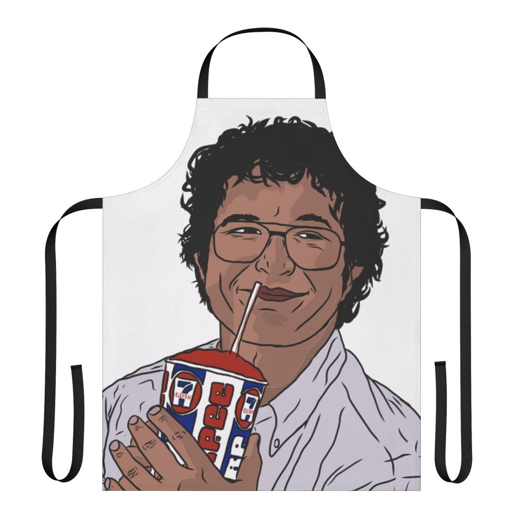 Stranger Things inspired apron featuring Alexi Smirnoff character