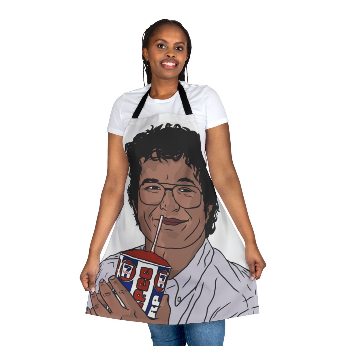 Stranger Things inspired apron featuring Alexi Smirnoff character