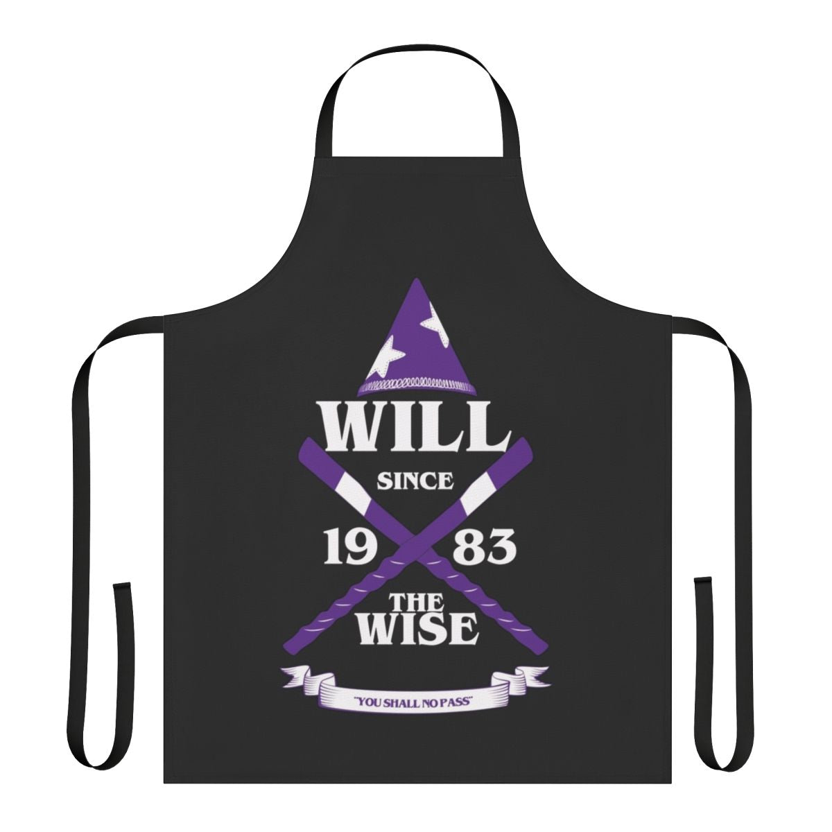 Stranger Things inspired apron with a Demogorgon design