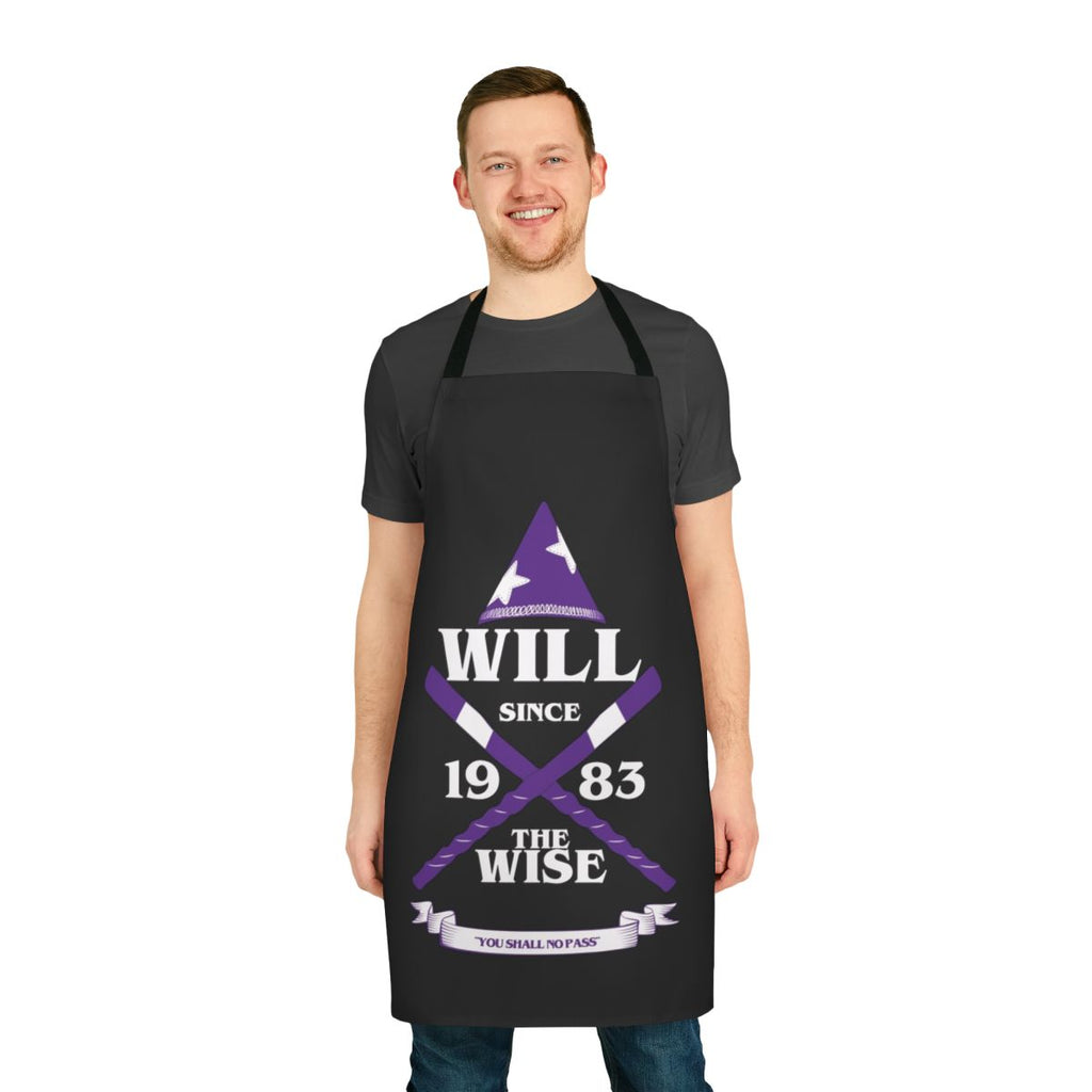 Stranger Things inspired apron with a Demogorgon design