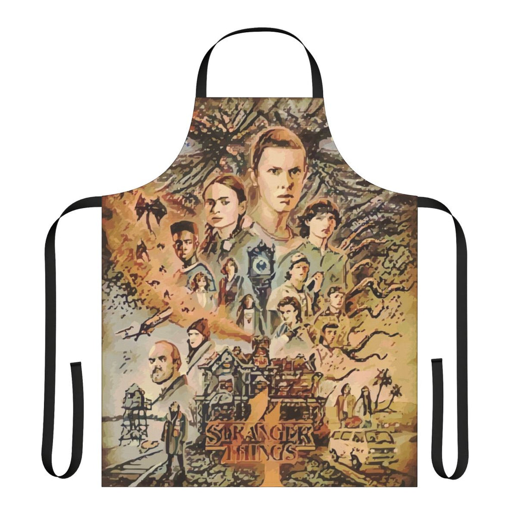 Stranger Things themed apron with Eleven design