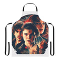 Stranger Things themed apron with "Don't Lie" quote and character imagery