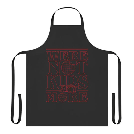 Stranger Things-inspired apron featuring the characters from the Netflix series