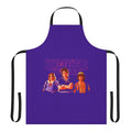 Stranger Things inspired apron featuring characters Steve Harrington, Dustin Henderson and Robin Buckley