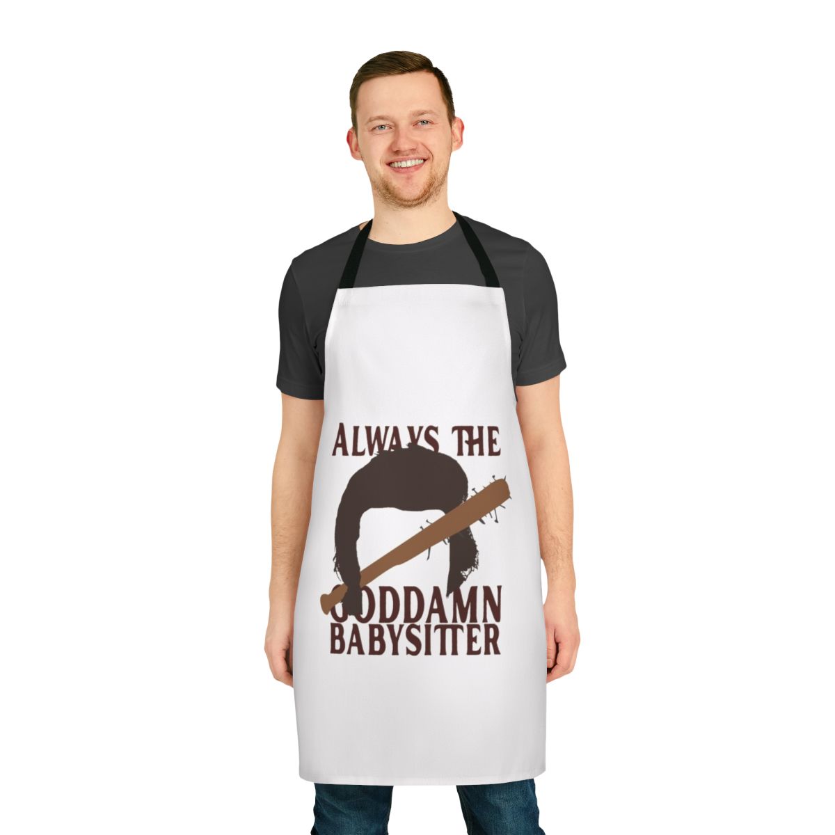 Stranger Things inspired babysitter apron featuring Steve Harrington