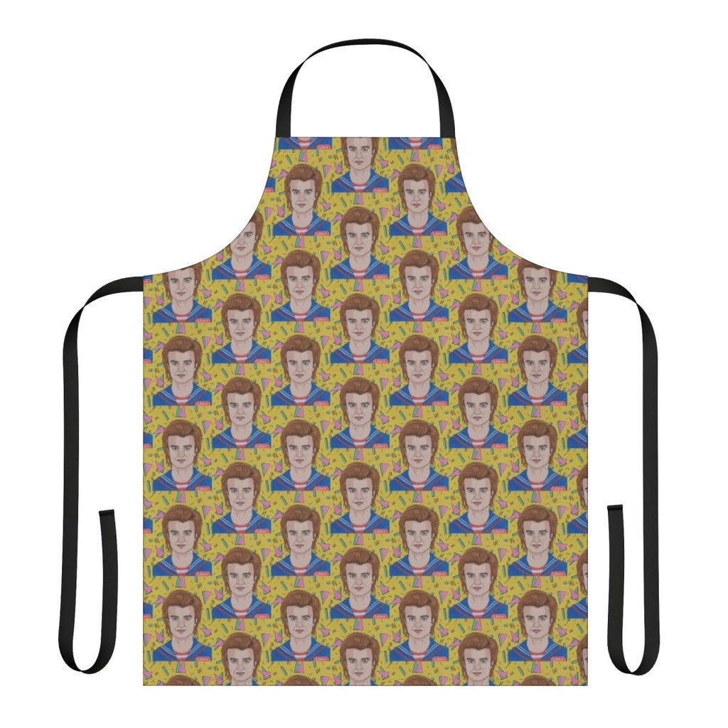 Stranger Things themed apron with "Pretty Damn Good Babysitter" text