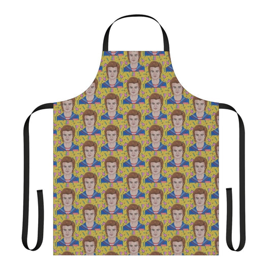 Stranger Things themed apron with "Pretty Damn Good Babysitter" text