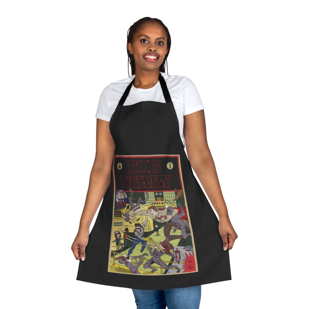 Bob Newby Superhero from Stranger Things Inspired Apron